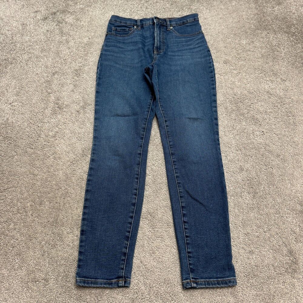 Everlane The High Rise Skinny Ankle Stretch Denim Jeans Womens 26 Blue Casual